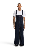 Salopette Dickies Loose Denim Bib Rinsed, vue portée de face