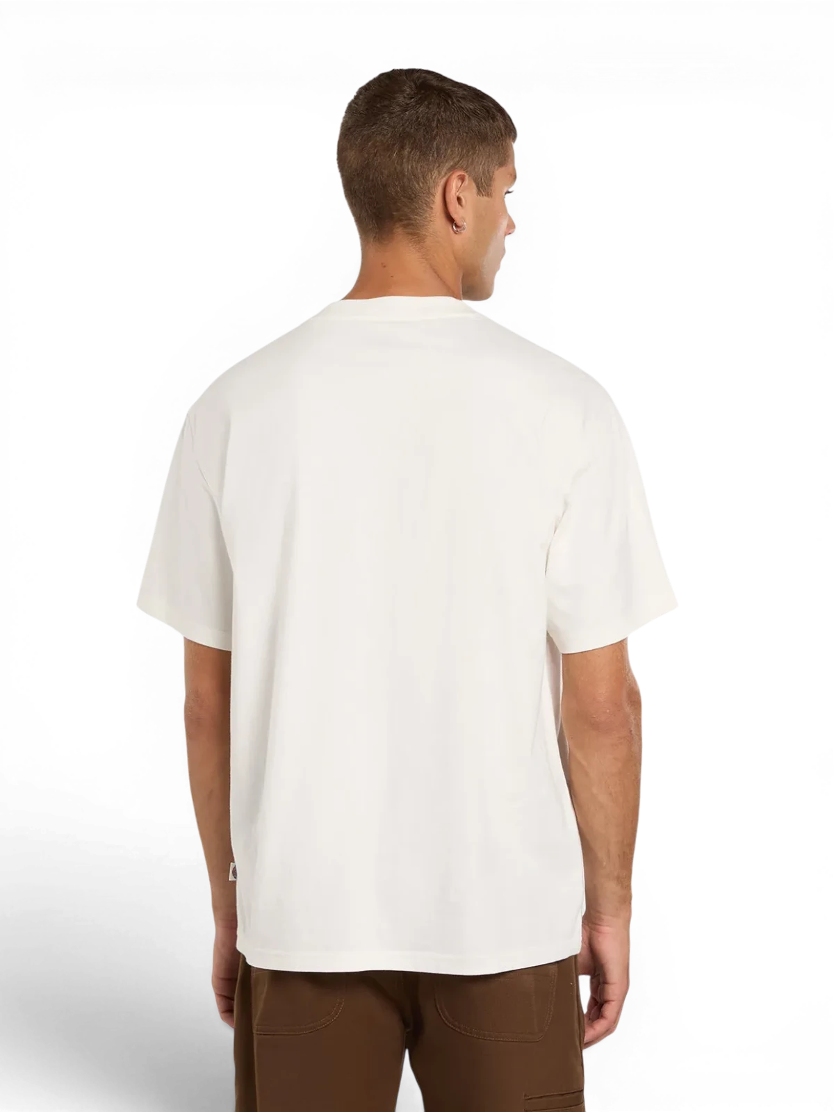 Teeshirts Dickies Lynndyl Ss Tee Egret, vue portée arrière