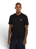 Teeshirts Dickies Mapleton Ss Tee Black, vue portée de face
