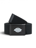 Ceintures Dickies Orcutt Webbing Belt Black, vue de face