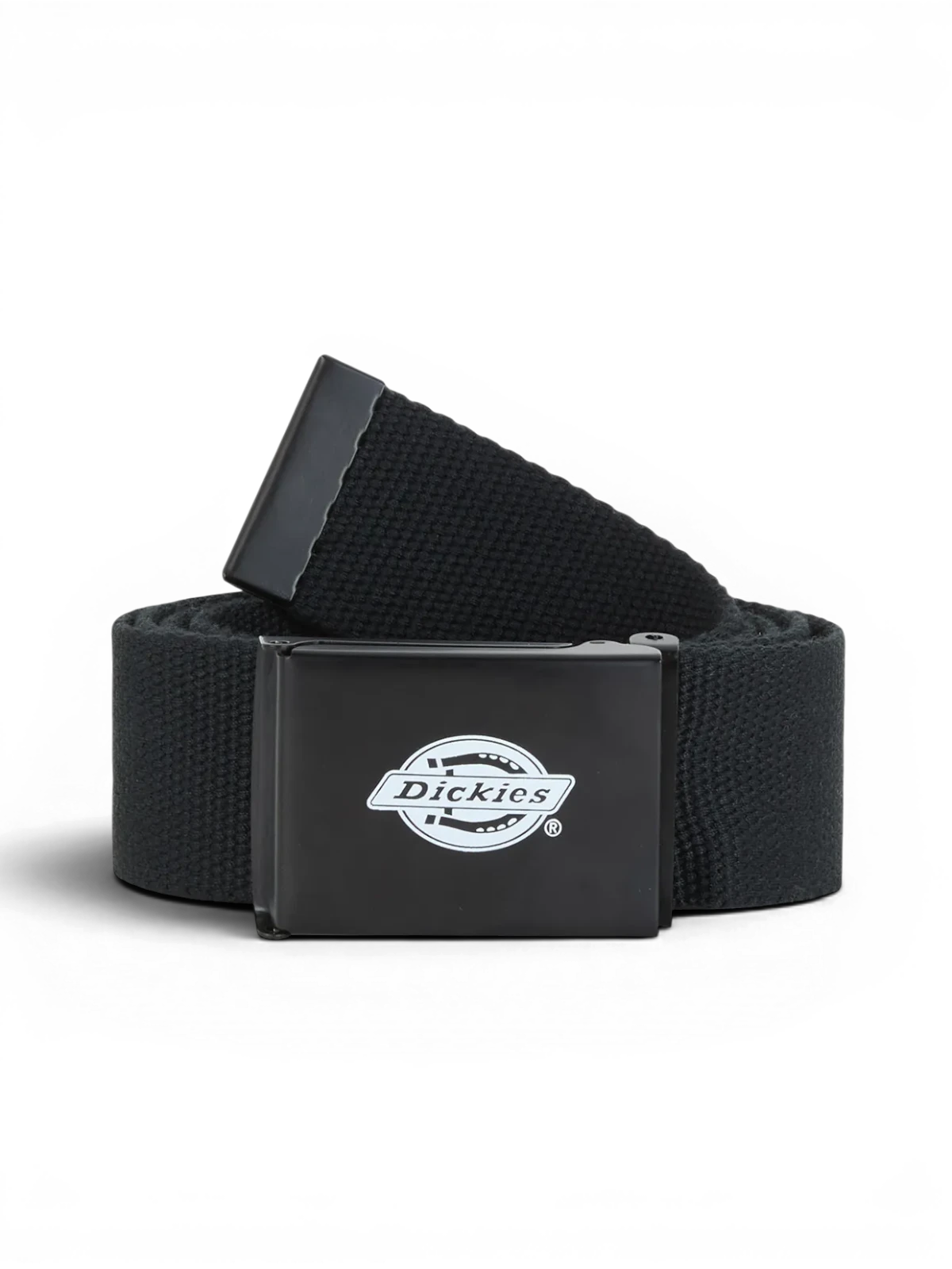 Ceintures Dickies Orcutt Webbing Belt Black, vue de face