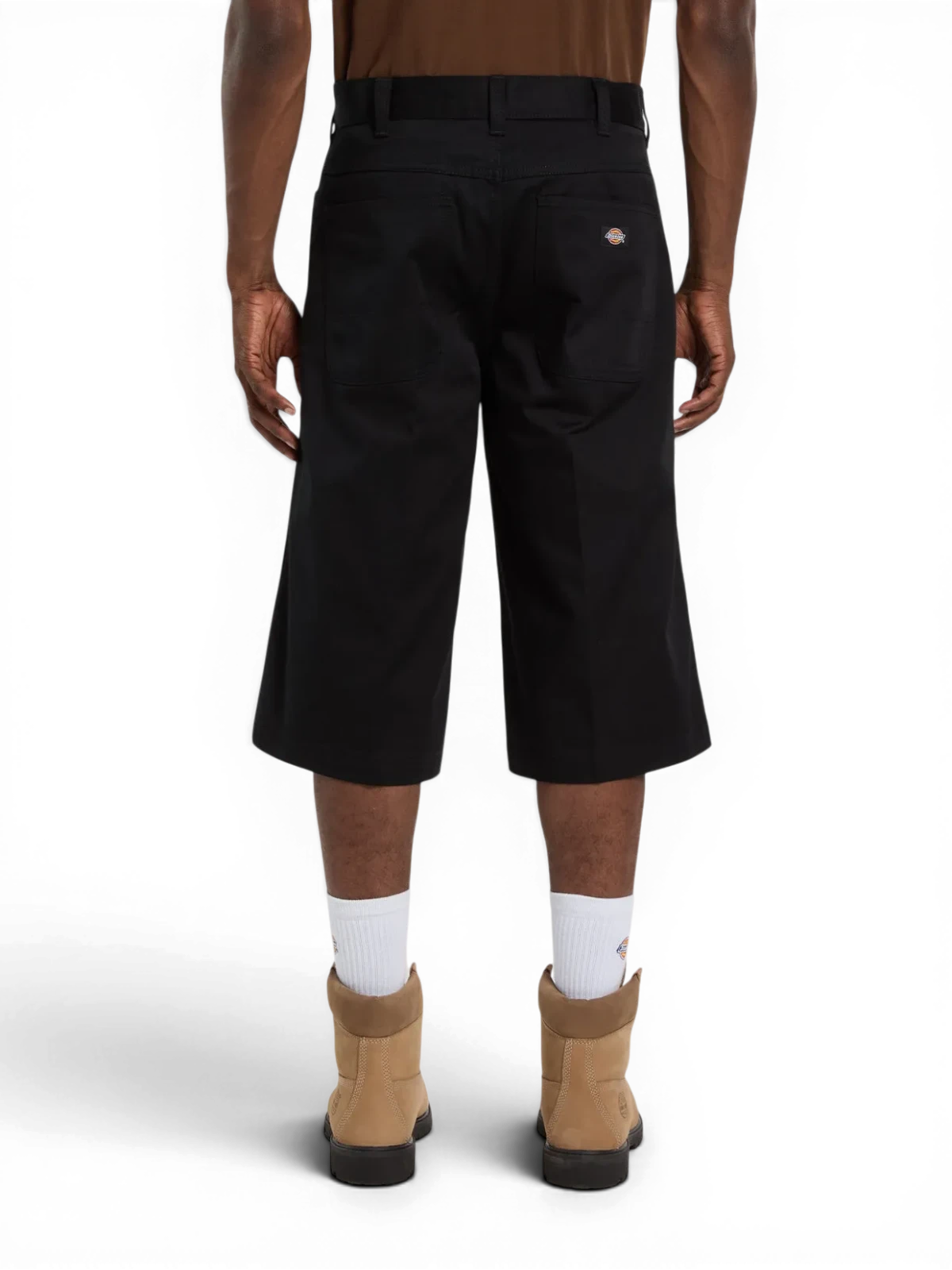 Shorts Dickies Union 17 Inch Twill Short Black, vue portée arrière homme