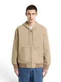 Sweatshirts Dickies Unlined Canvas Hooded Bom Desert Sand, vue portée de face homme