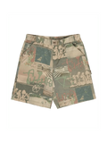 Shorts Element Big Carpenter Denim Wk Scenes Washed, vue de face a plat