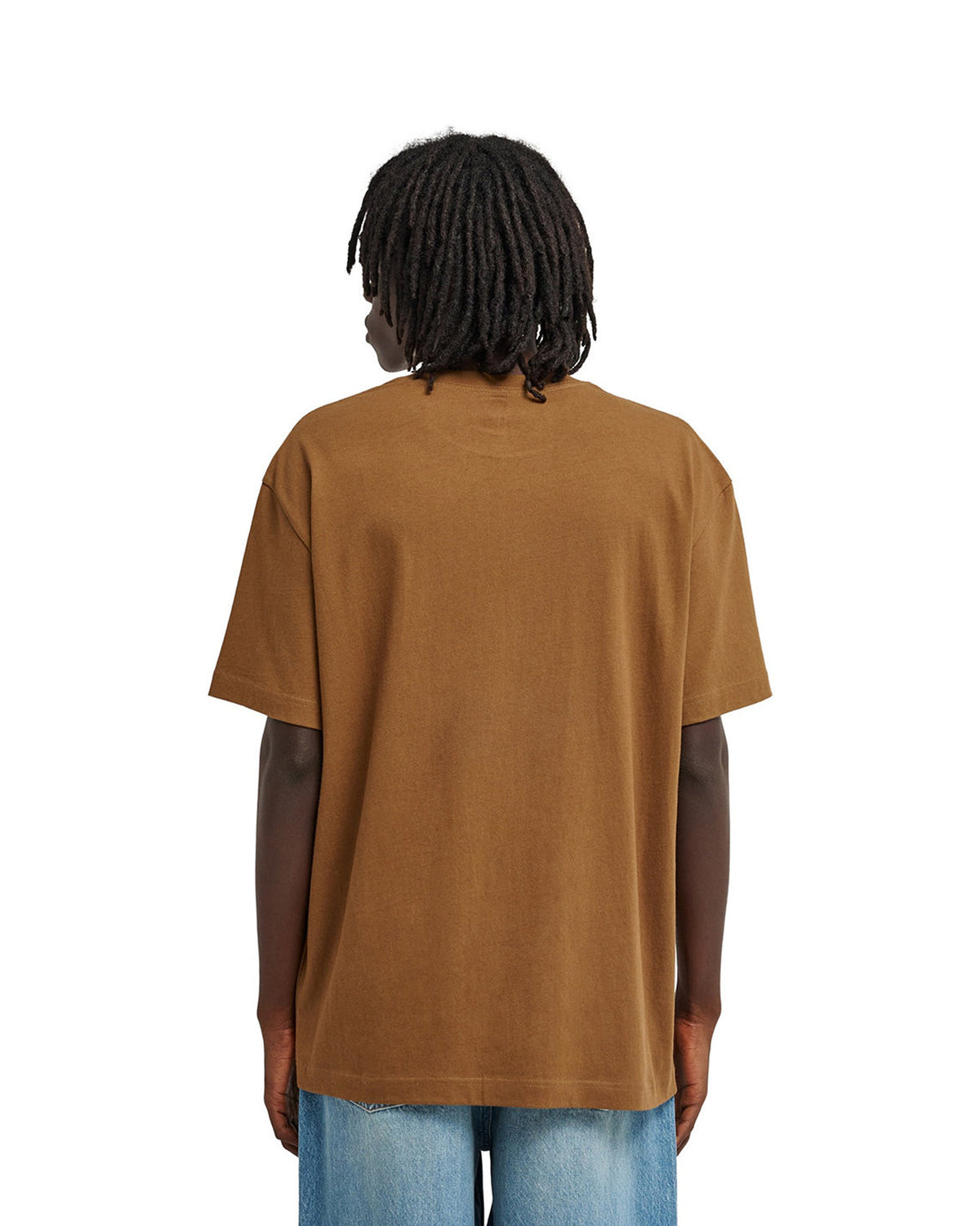 Teeshirts Element Cosmic Dance Ss (Cqk0) Sepia, vue porté de dos