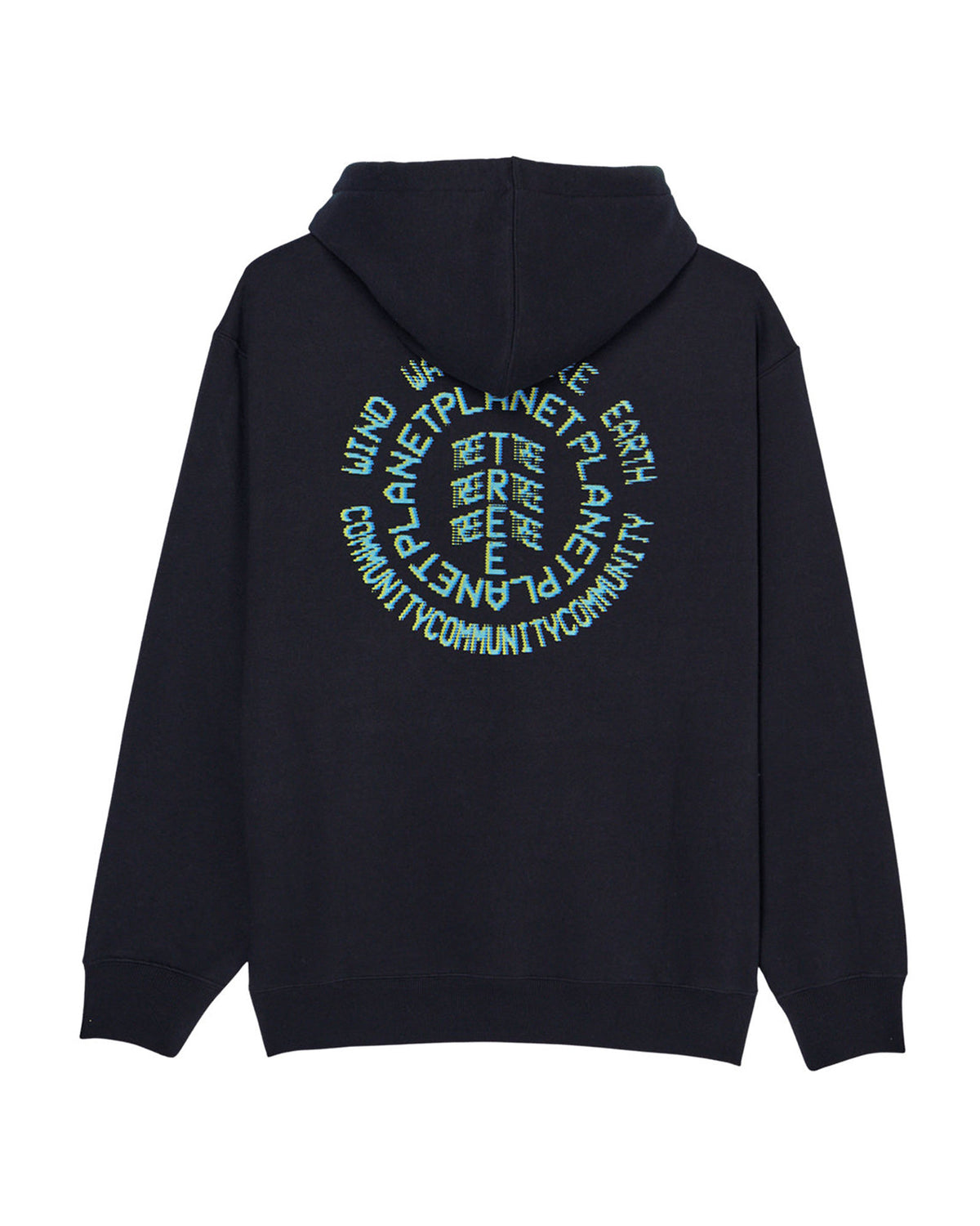 Sweatshirts Element Digit (Fbk) Flint Black, vue de dos