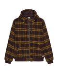 Vestes Element Fuzzcksdulcey (Czg1) Brushed Plaid Mole, vue de face