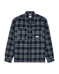 Vestes Element Fuzzckszipsht (Krd1) Brushed Plaid Dark Slate, vue de face