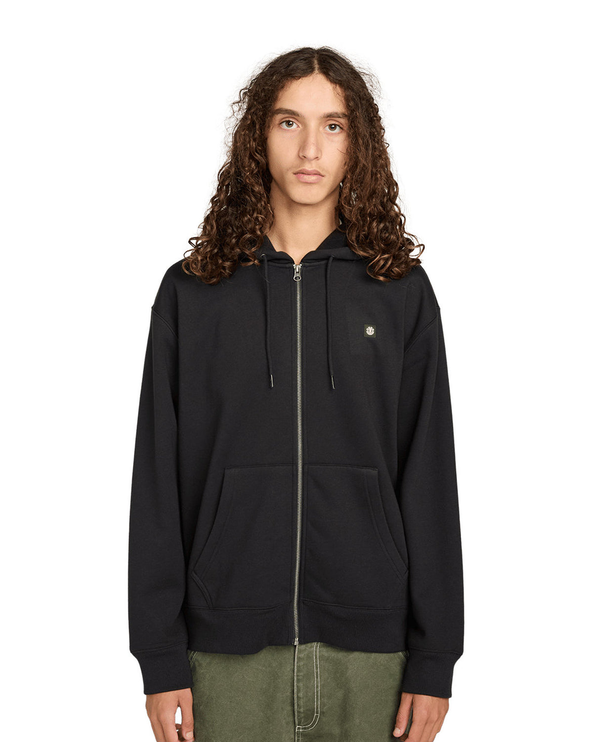 Sweatshirts Element Icon Rain (Fbk) Flint Black, vue porté de face
