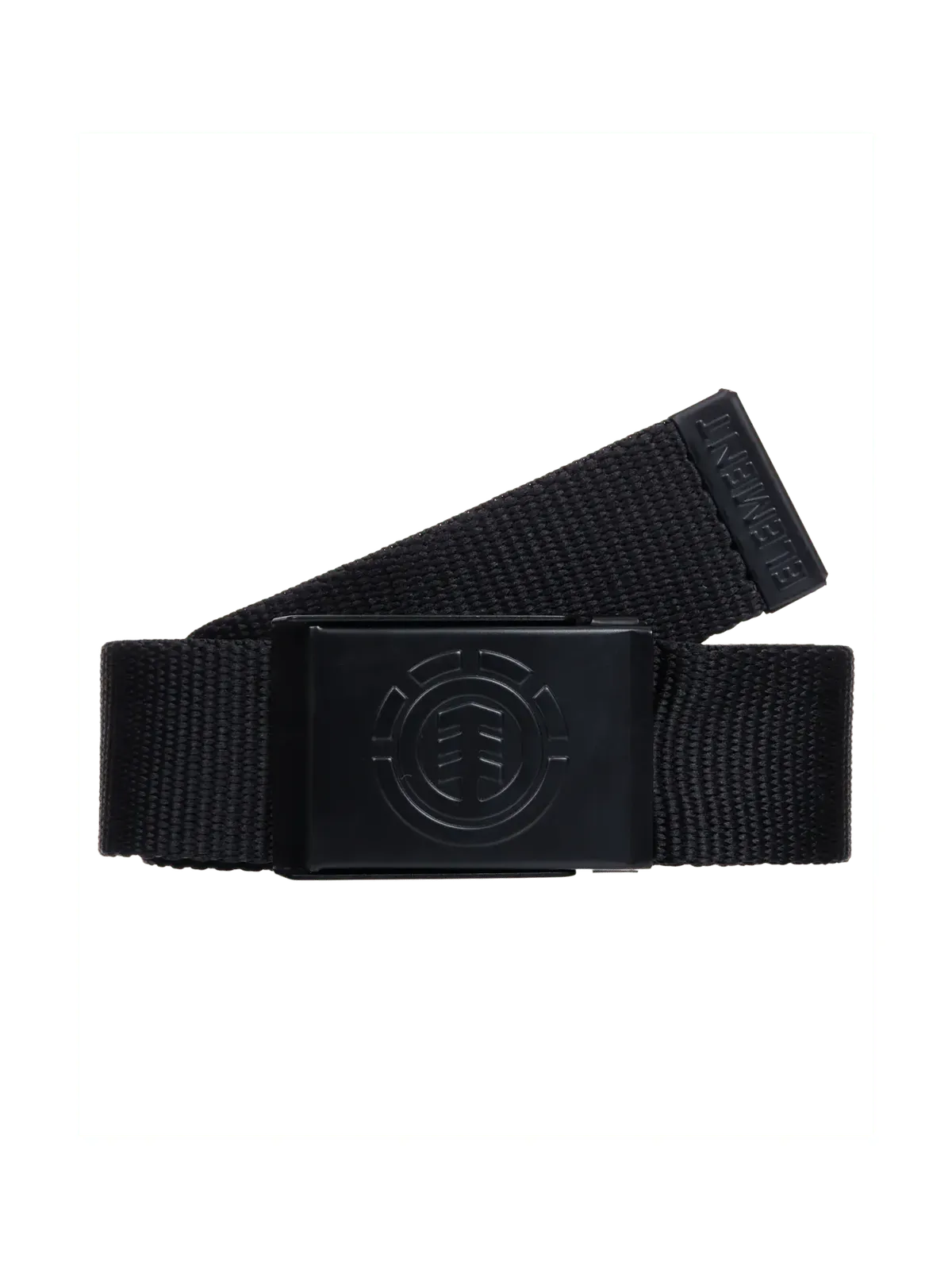 Ceintures Element Icon Webbing Belt Flint Black, vue de face