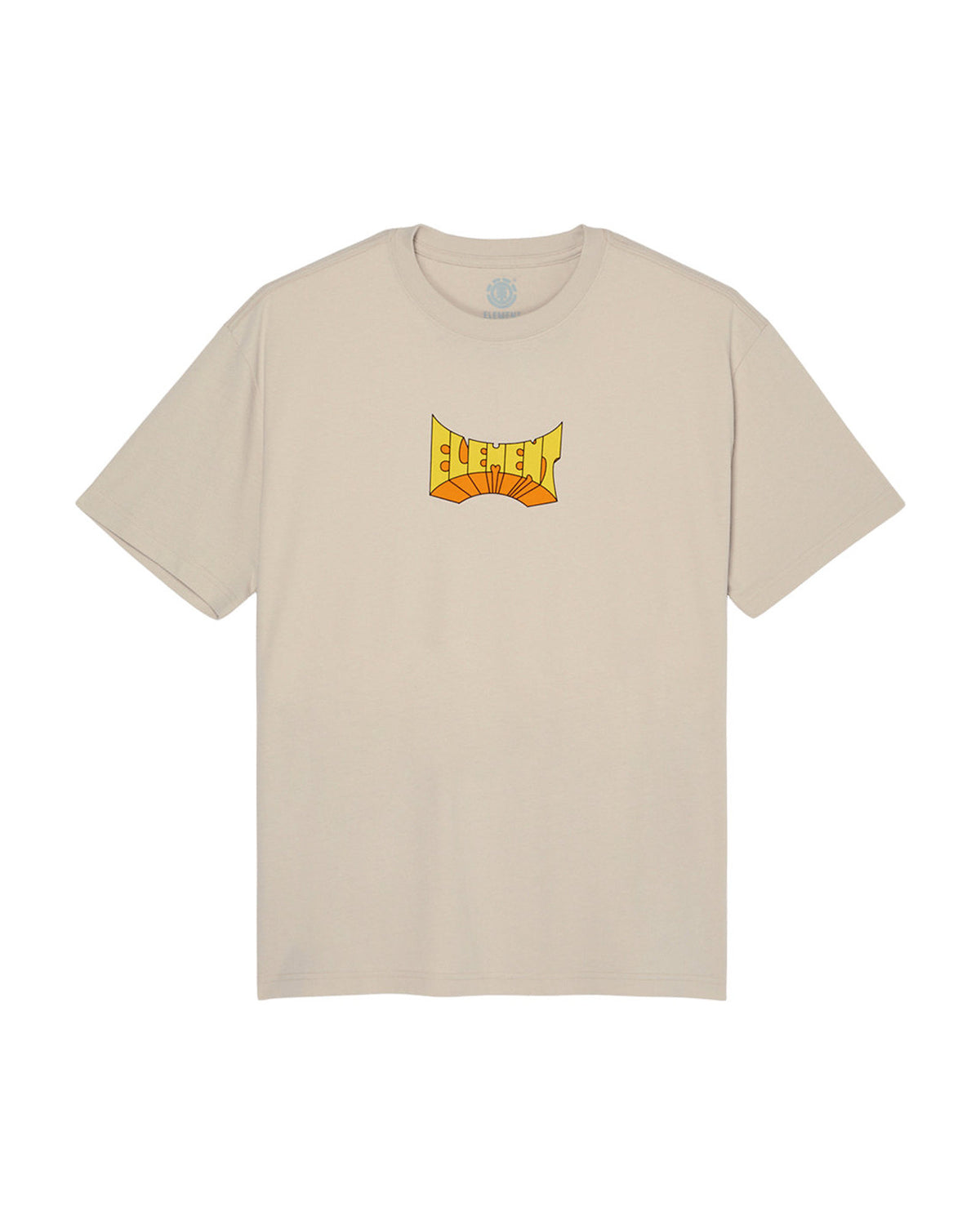 Teeshirts Element Inner Space Ss (Teg0) Oat Milk, vue de face