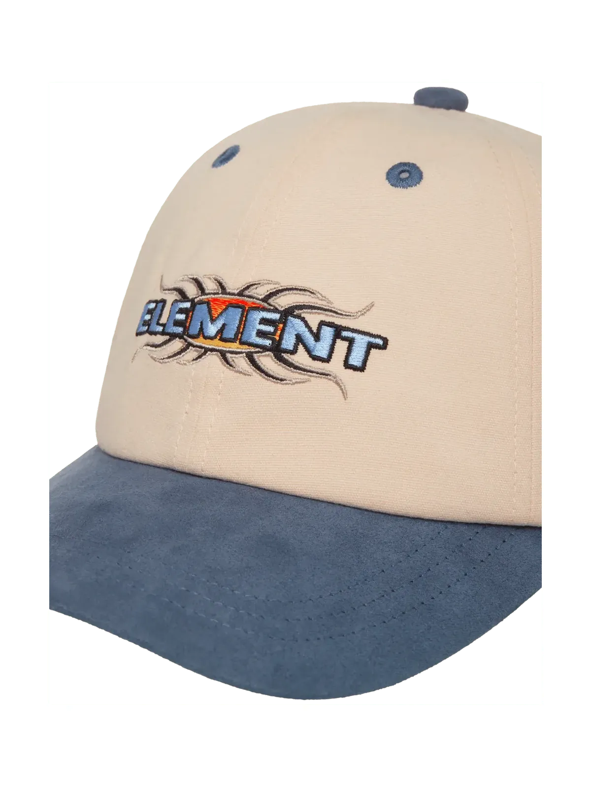 Casquettes Element Inner Sounds Baseball Cap Oat Milk, vue de ¾ détail