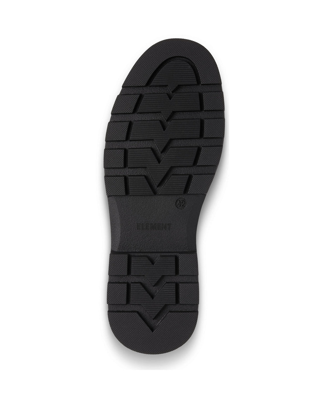 Derby Element Lmt Derby (Blk) Black, vue de dessous de la semelle extérieure