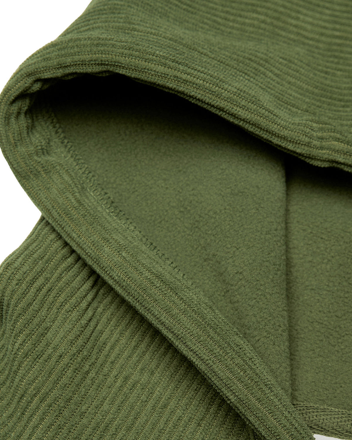Sweatshirts Element Lowcase Corduro (Gqq0) Bronze Green, gros plan sur la matière en velours côtelé et la doublure