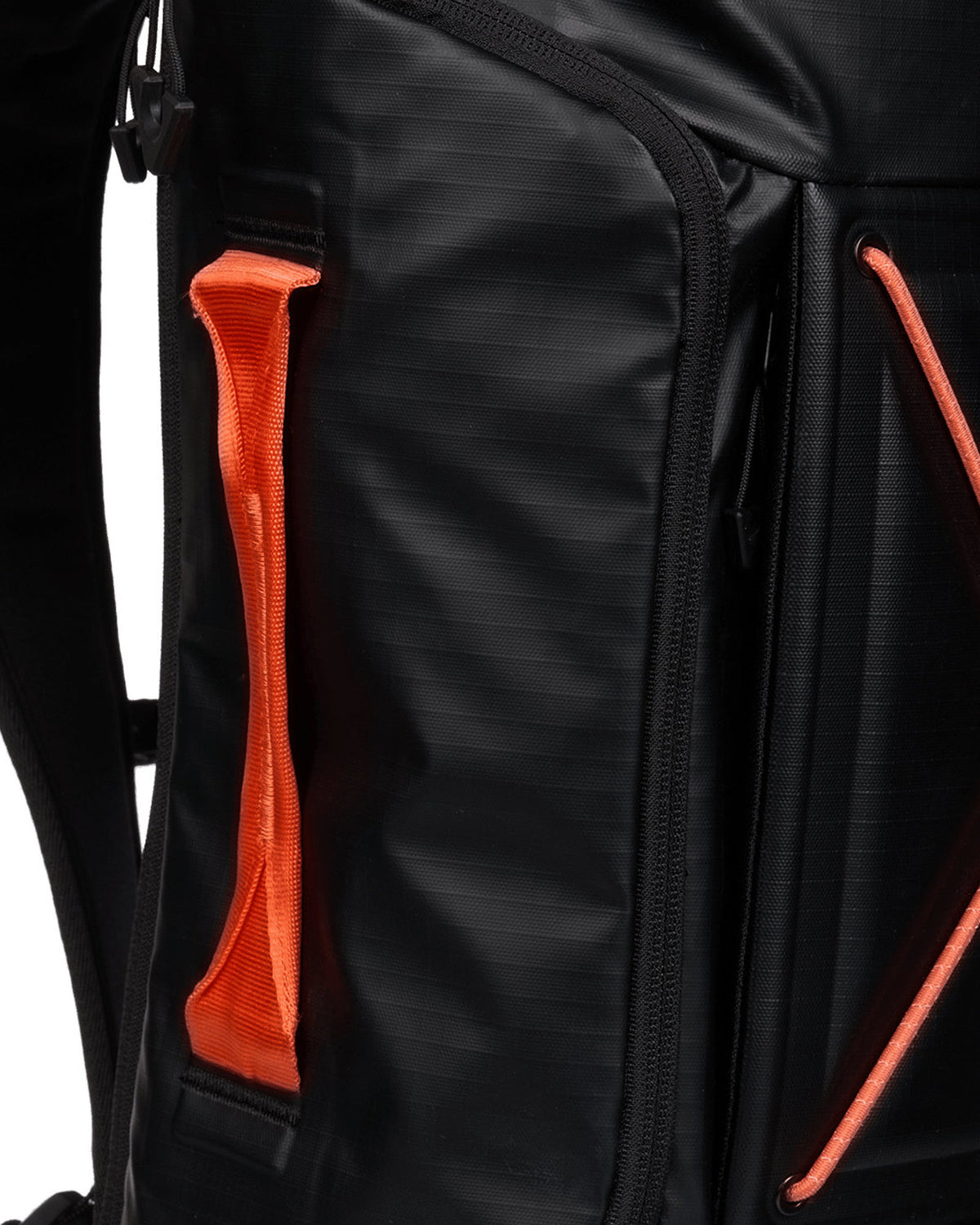Sacs Element Mxe Backpack 25 (N047) Black Mxe, gros plan sur la poignée latérale orange