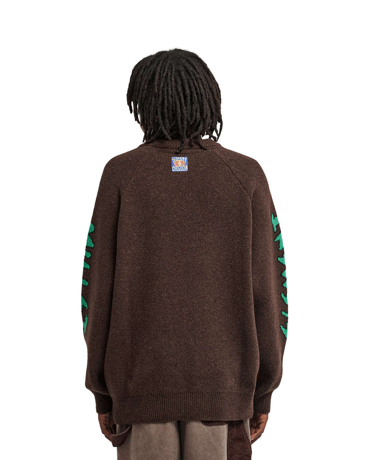 Pulls Element Mxejacquardpull (Rsm0) Truffle, vue porté de dos