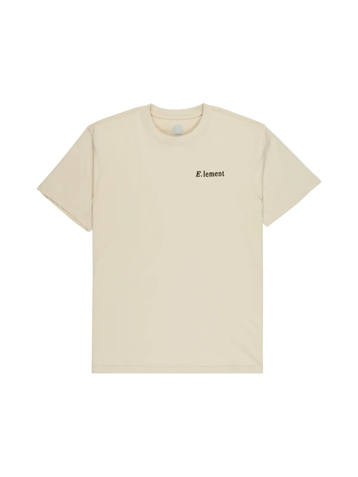 Teeshirts Element Orni Ss Oat Milk, vue de face a plat