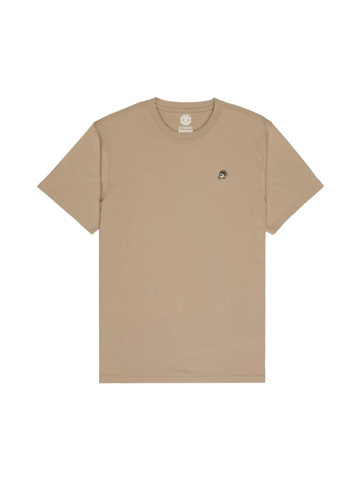 Teeshirts Element Pizza Ss Aluminum, vue de face avant a plat
