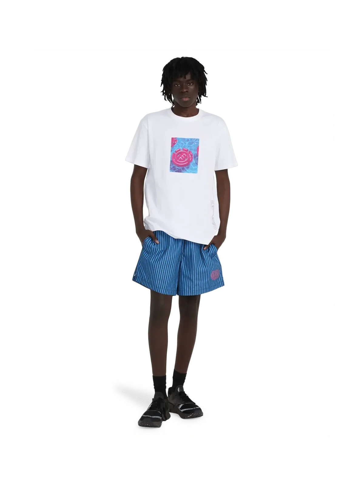 Maillots de bain Element Pool Chillin Riviera/Offblack, vue portée en pied de face