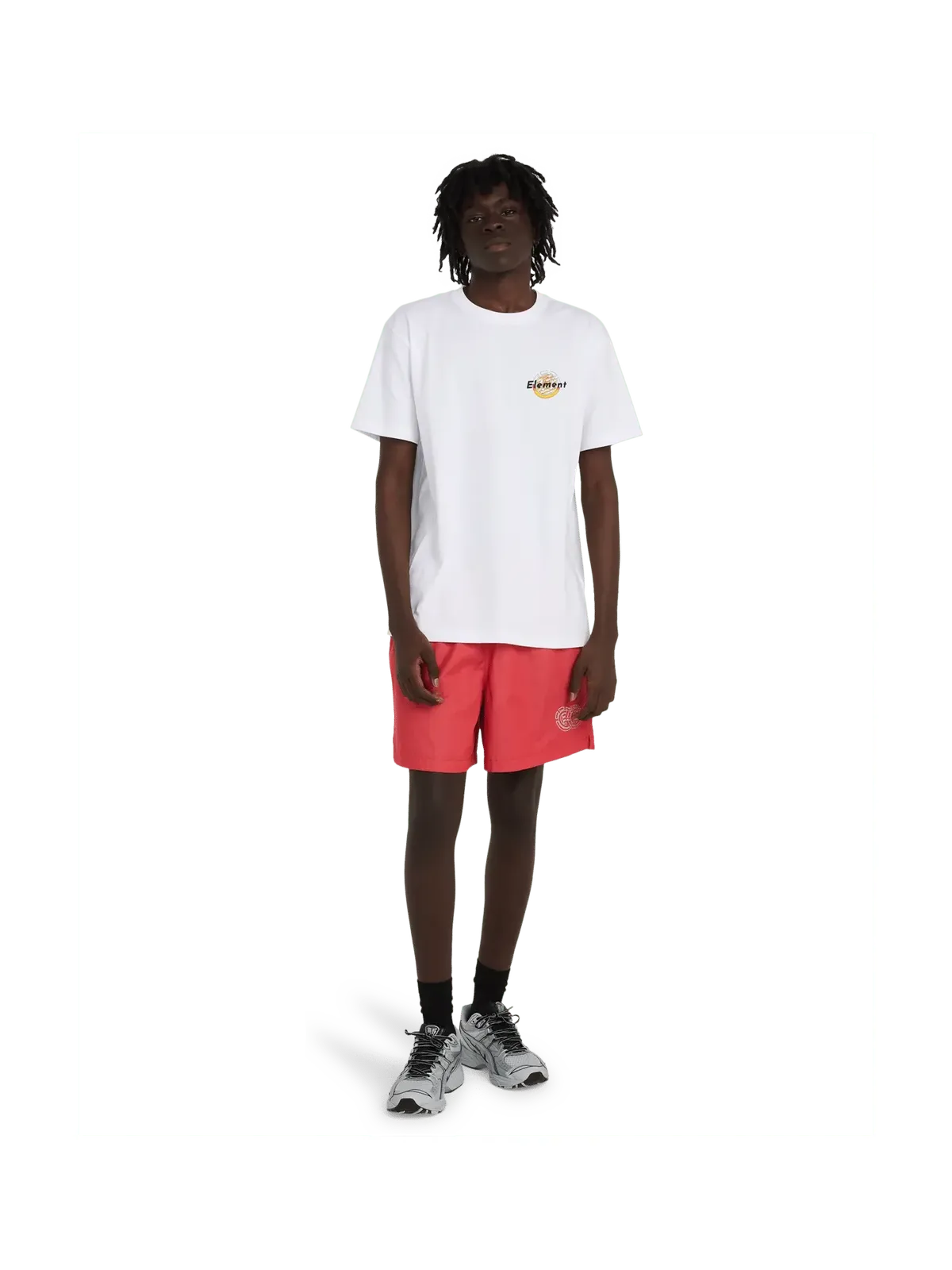 Maillots de bain Element Pool Chillin Vintage Wash Cardinal, vue portée en pied de face