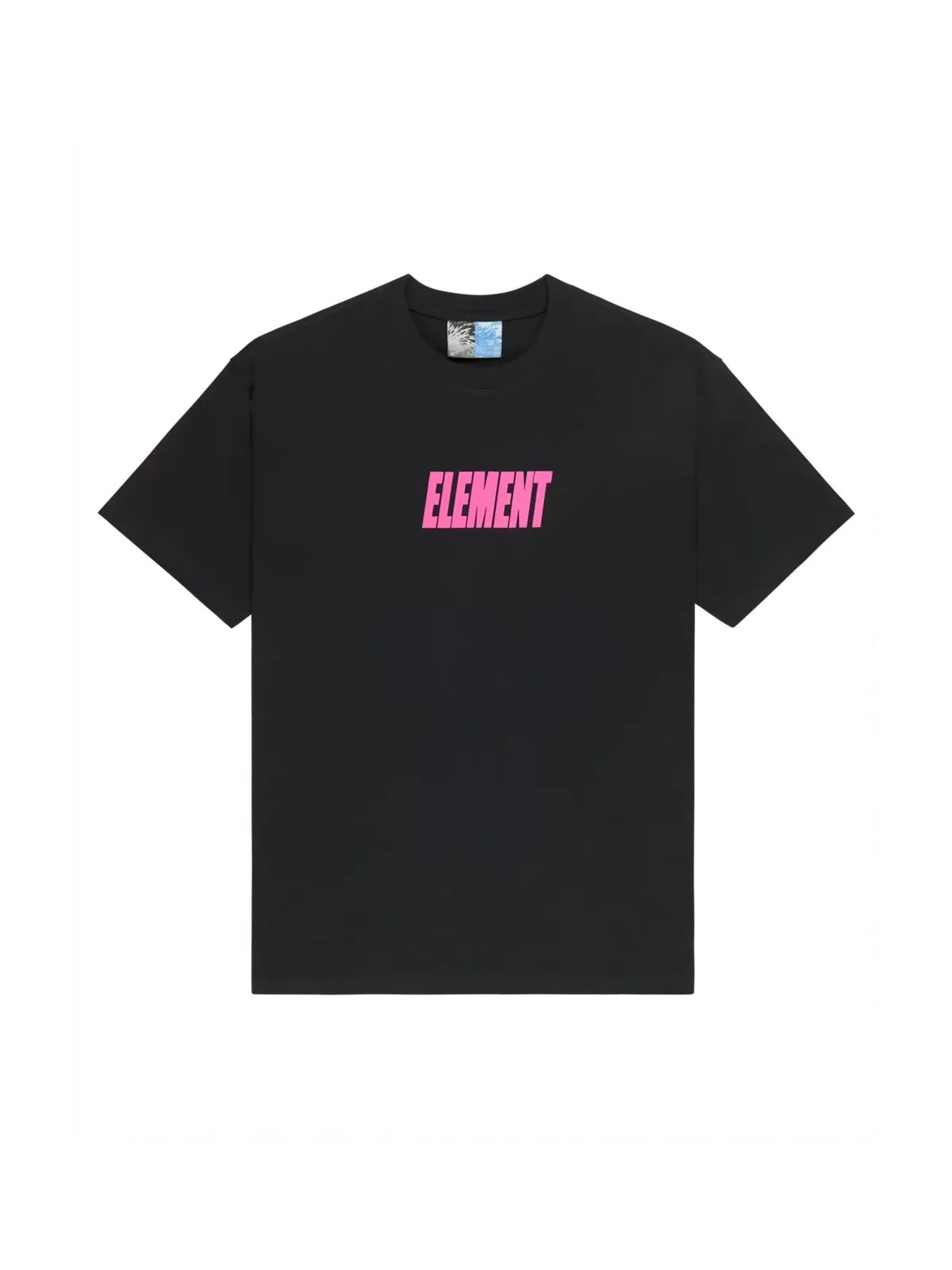 Teeshirts Element Pool Draining Ss Off Black, vue avant a plat