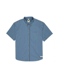 Chemises Element Regular Button Down Ss Riviera/Offblack, vue de face a plat