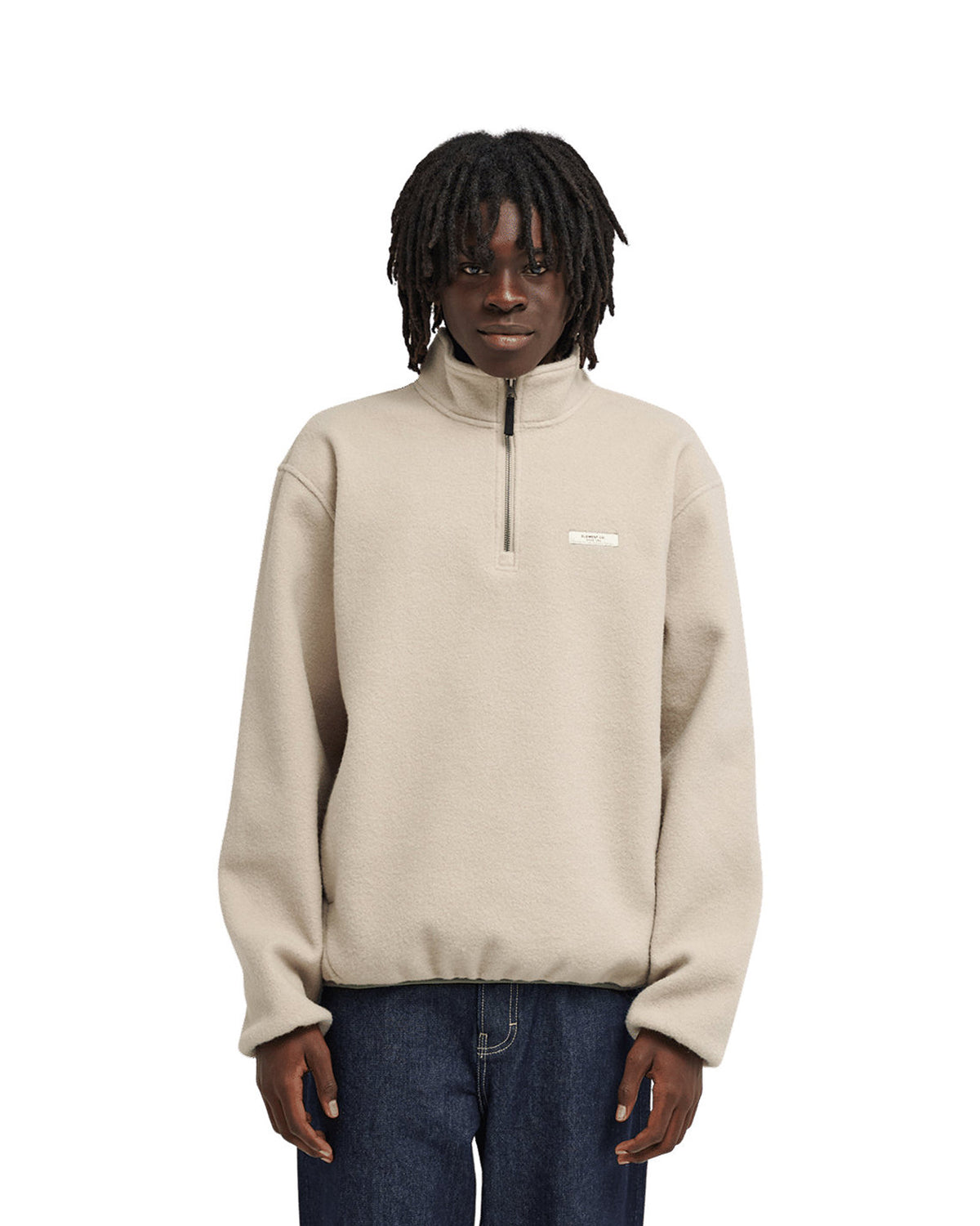 Vestes Element Sefton  (Tegh) Oatmeal Heather, vue porté de face