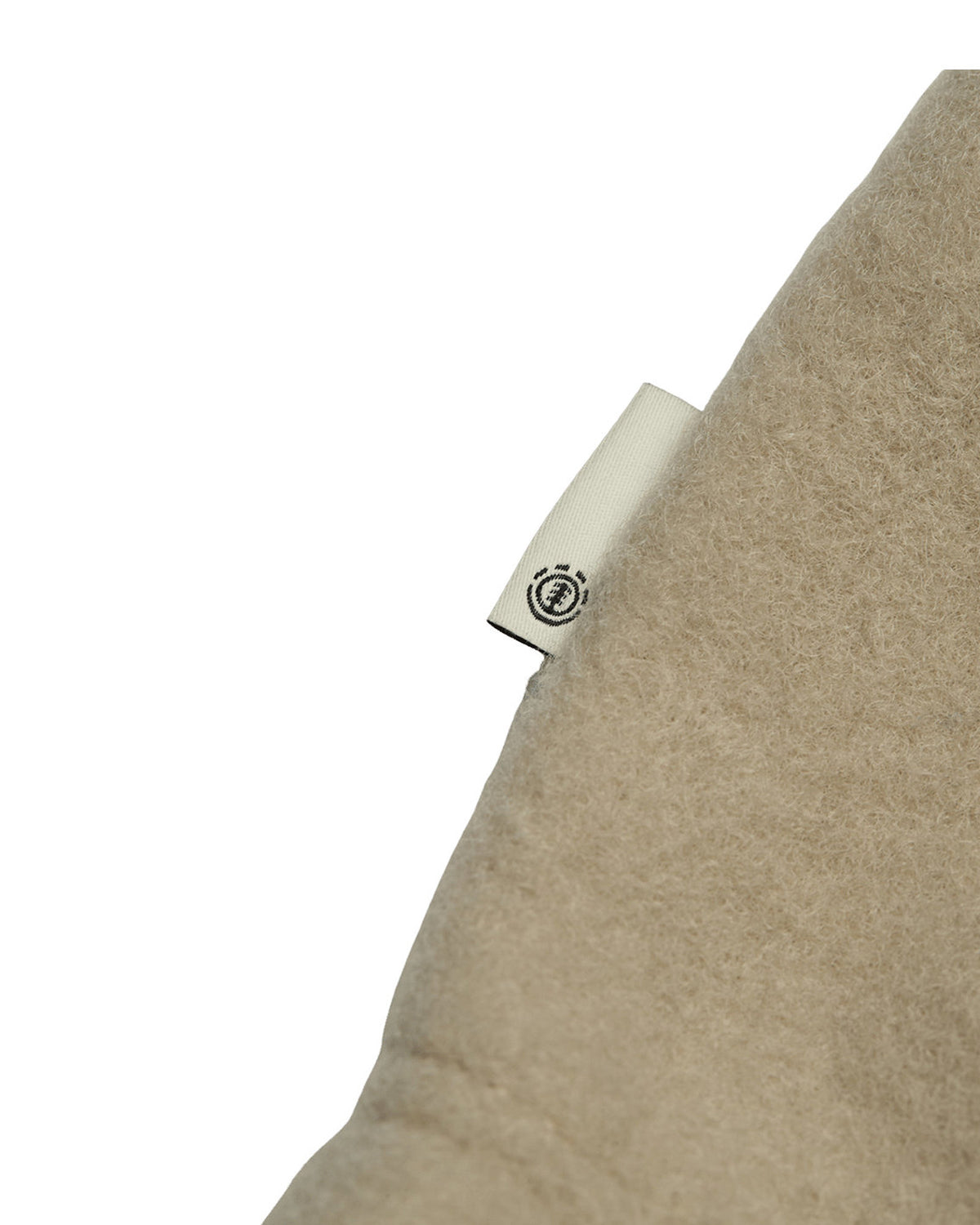 Vestes Element Sefton Zh (Tegh) Oatmeal Heather, Gros plan sur la étiquette de couture latérale avec le logo