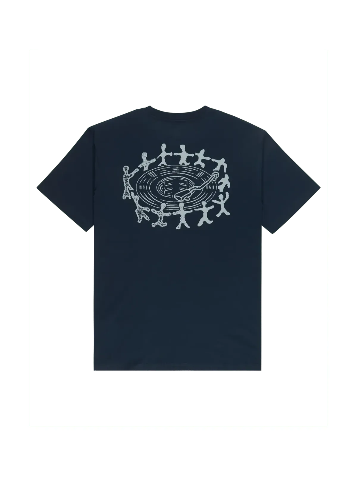 Teeshirts Element Spinner Ss Eclipse Navy, vue de dos a plat