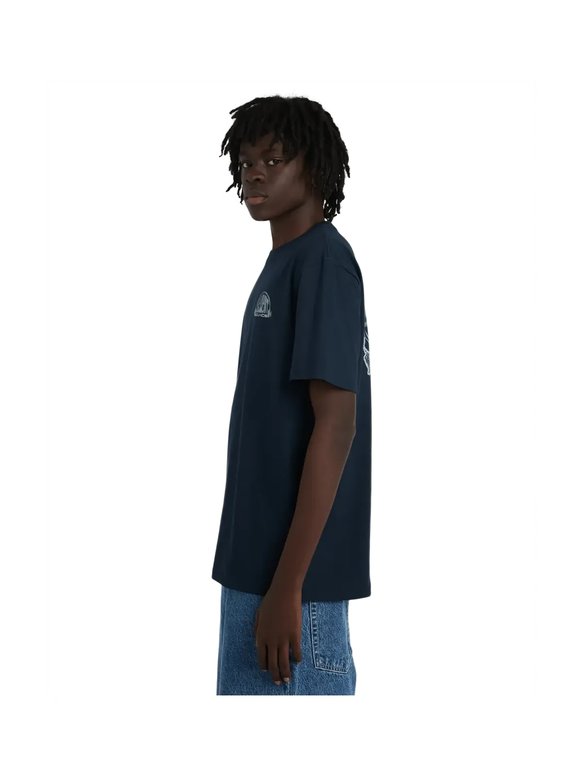 Teeshirts Element Spinner Ss Eclipse Navy, vue portée de coté