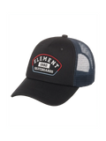 Casquettes Element Team Trucker Cap Flint Black, vue de face de ¾
