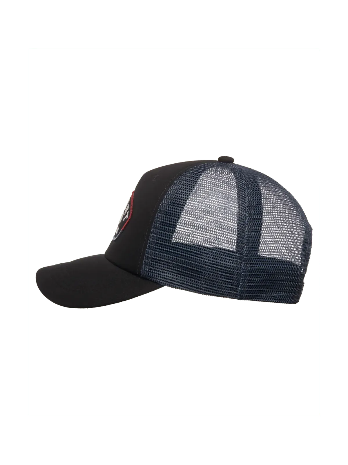 Casquettes Element Team Trucker Cap Flint Black, vue de coté