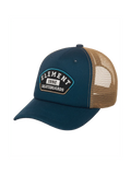 Casquettes Element Team Trucker Cap Indigo, vue de face de ¾