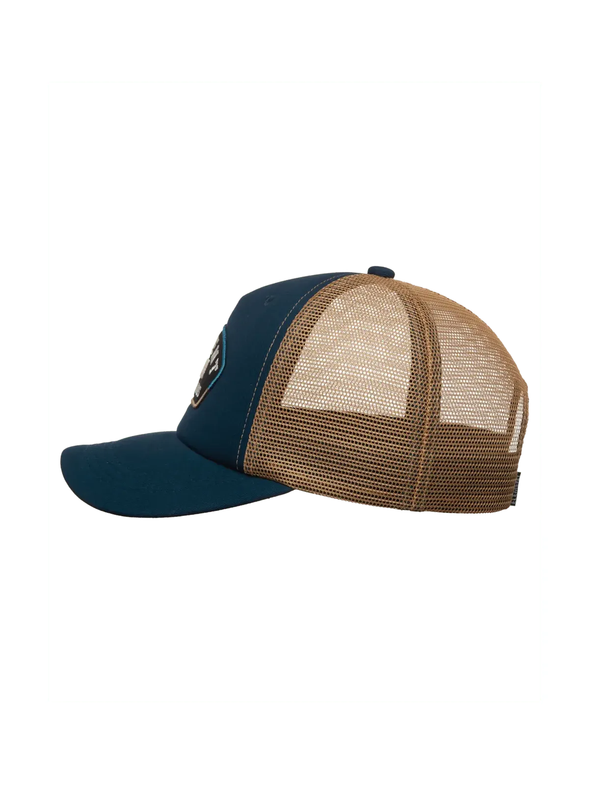 Casquettes Element Team Trucker Cap Indigo, vue de coté