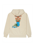 Sweatshirts Element Too Wild Po Oat Milk, vue de dos a plat