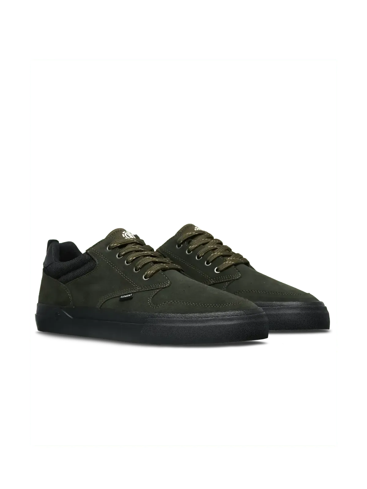 Chaussures de skateboard Element Topaz C3 2.0 Forest Night, vue de la paire de ¾