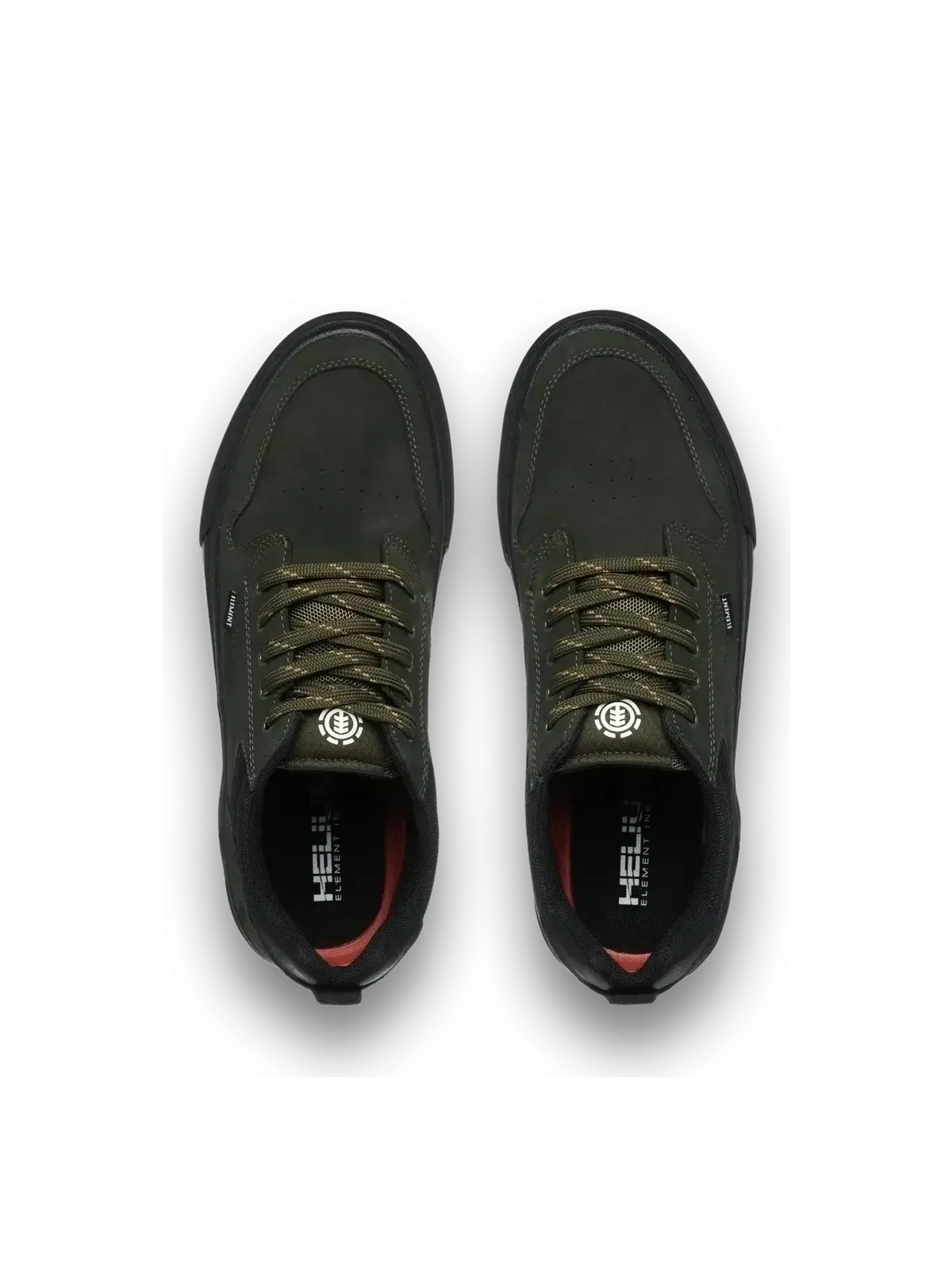 Chaussures de skateboard Element Topaz C3 2.0 Forest Night, vue du dessus de la paire
