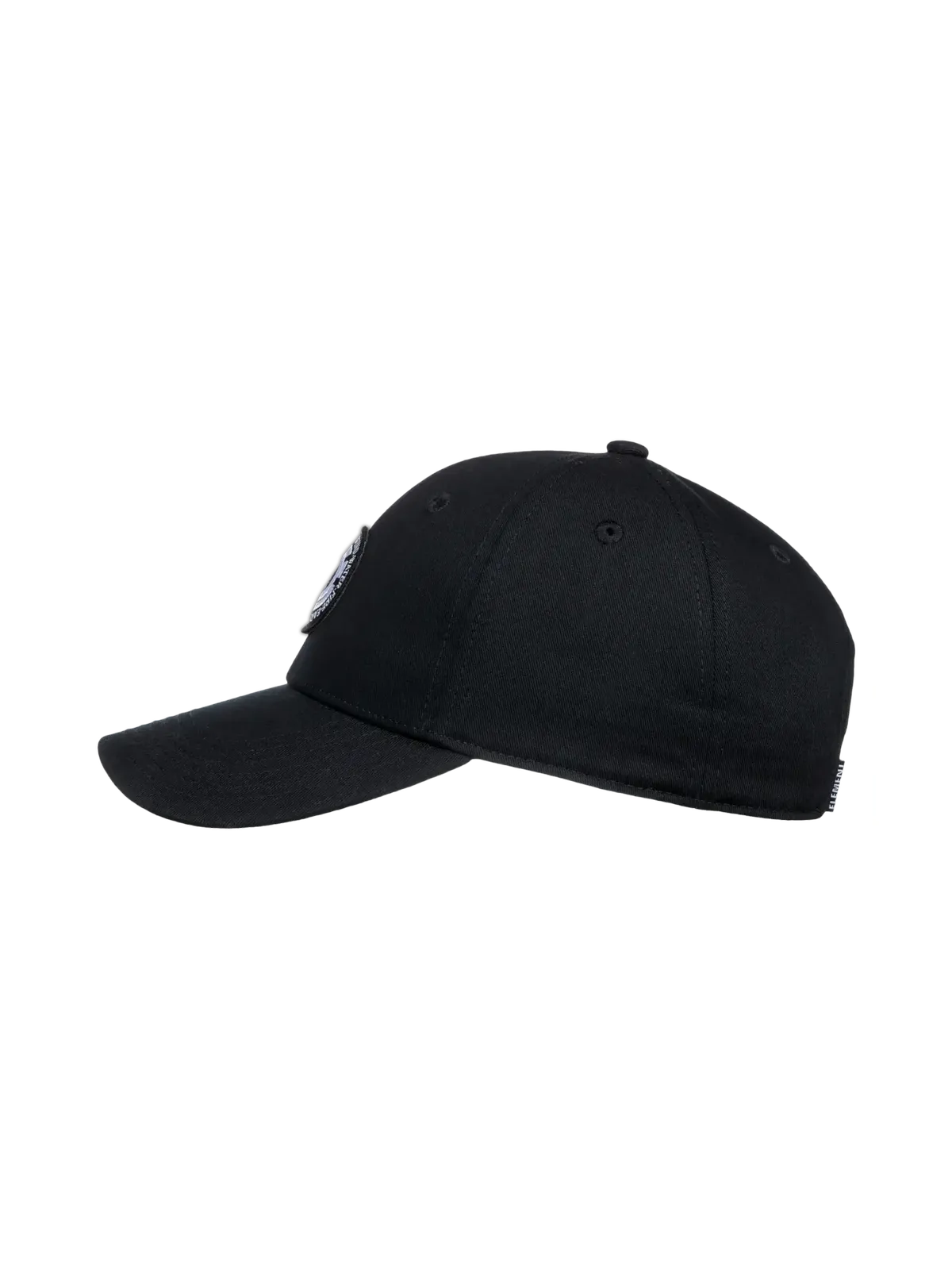 Casquettes Element Treelogo 2.0 Cap Flint Black, vue de coté