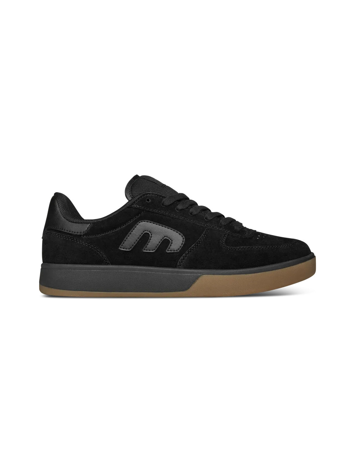 Chaussures de skateboard Etnies Etnies Emerson Black Black Gum Black Gum, vue de profil