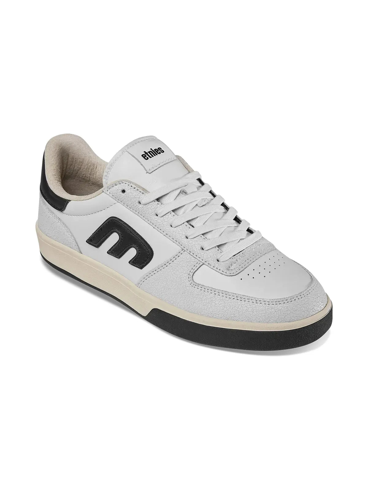 Chaussures de skateboard Etnies Emerson Marshmallow, vue de 3/4