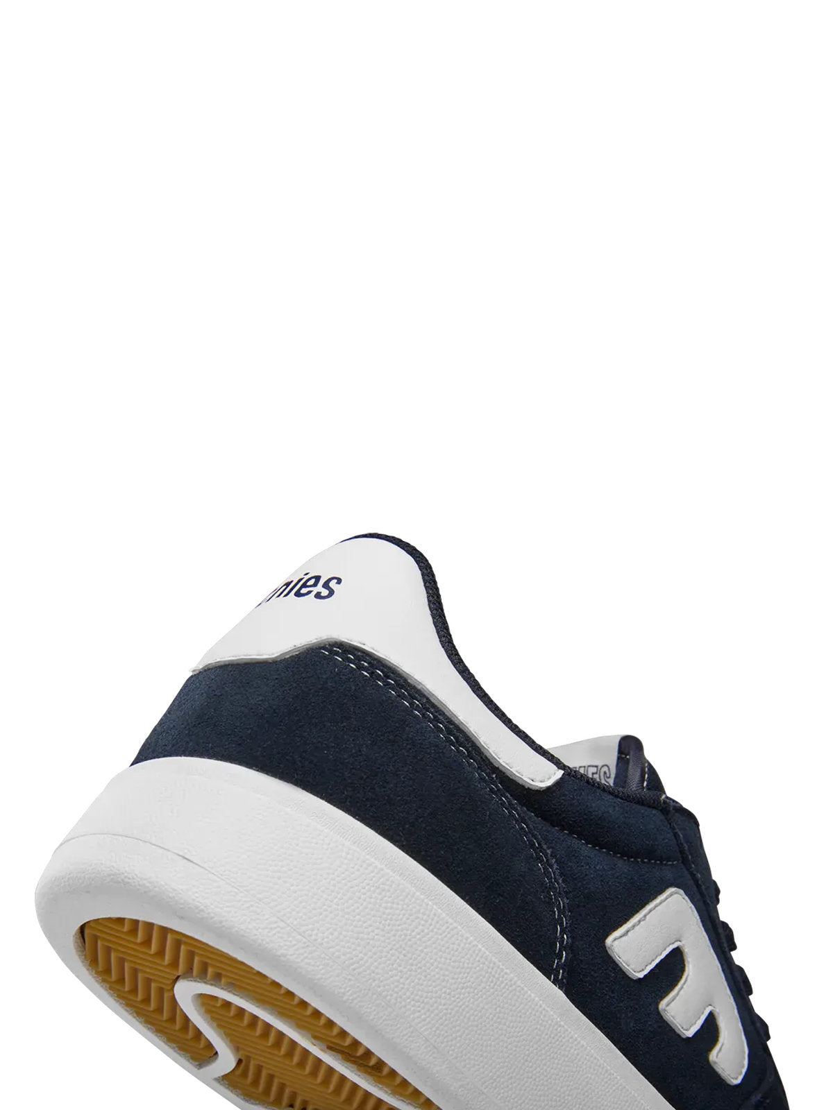 Chaussures de skateboard Etnies Etnies Emerson X Fos Navy White Navy White, vue détail arrière de chaussure