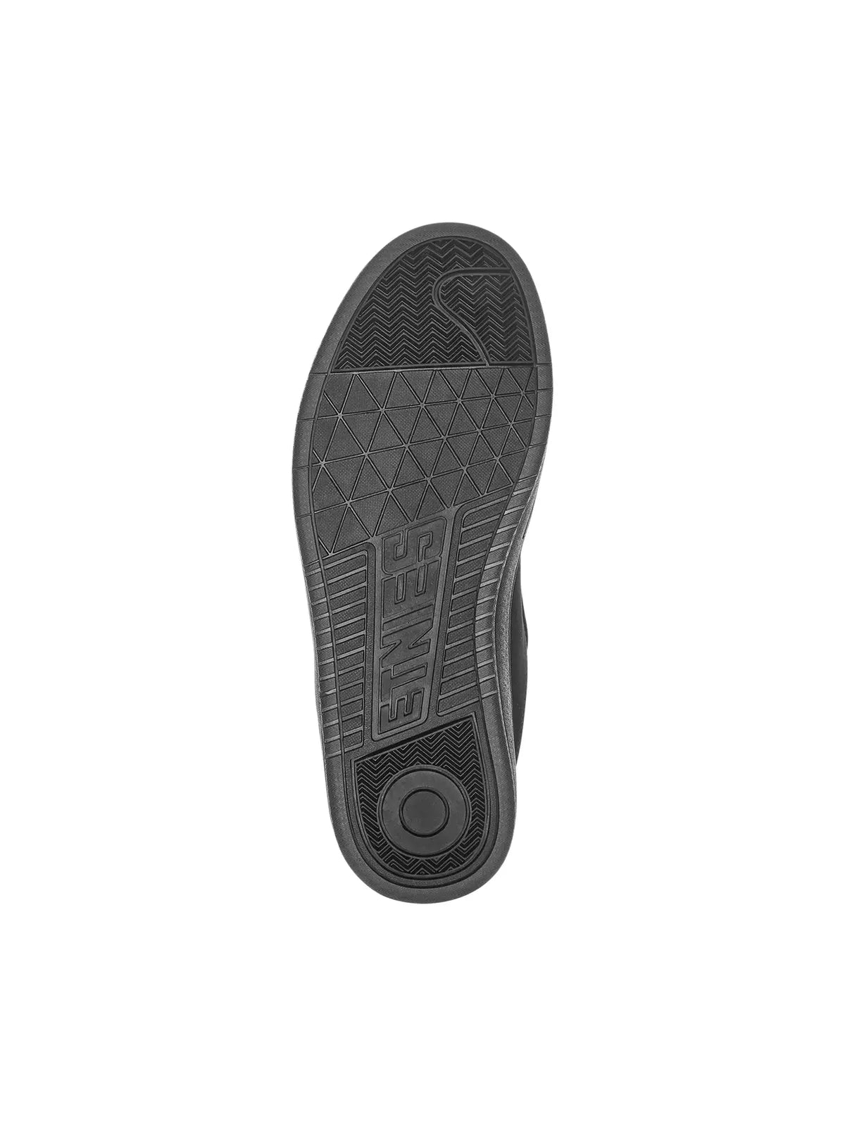 Chaussures de skateboard Etnies Fader Black Raw, vue de dessous