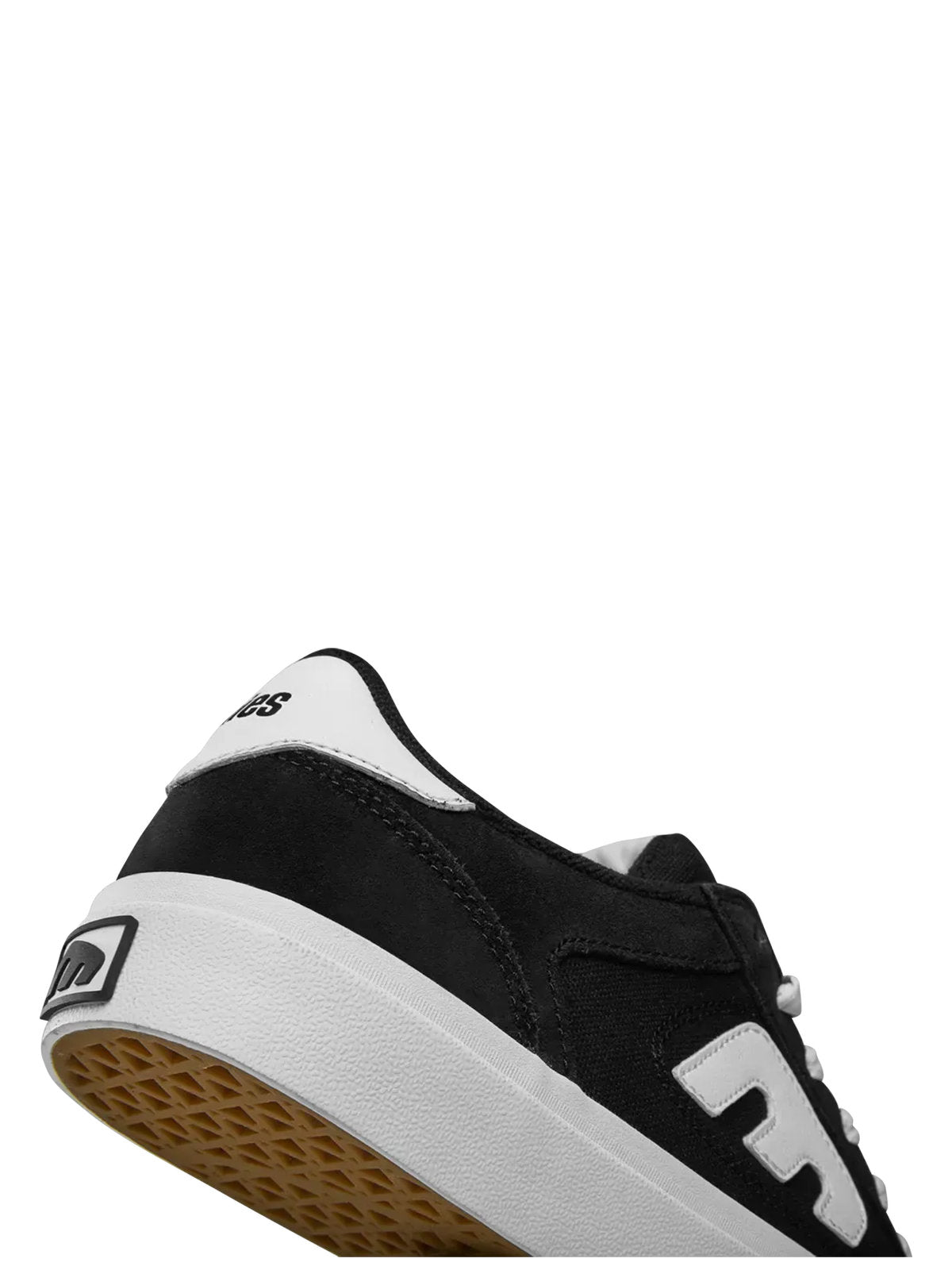 Chaussures de skateboard Etnies Etnies Locut Vulc Black White Black White, vue détail arrière