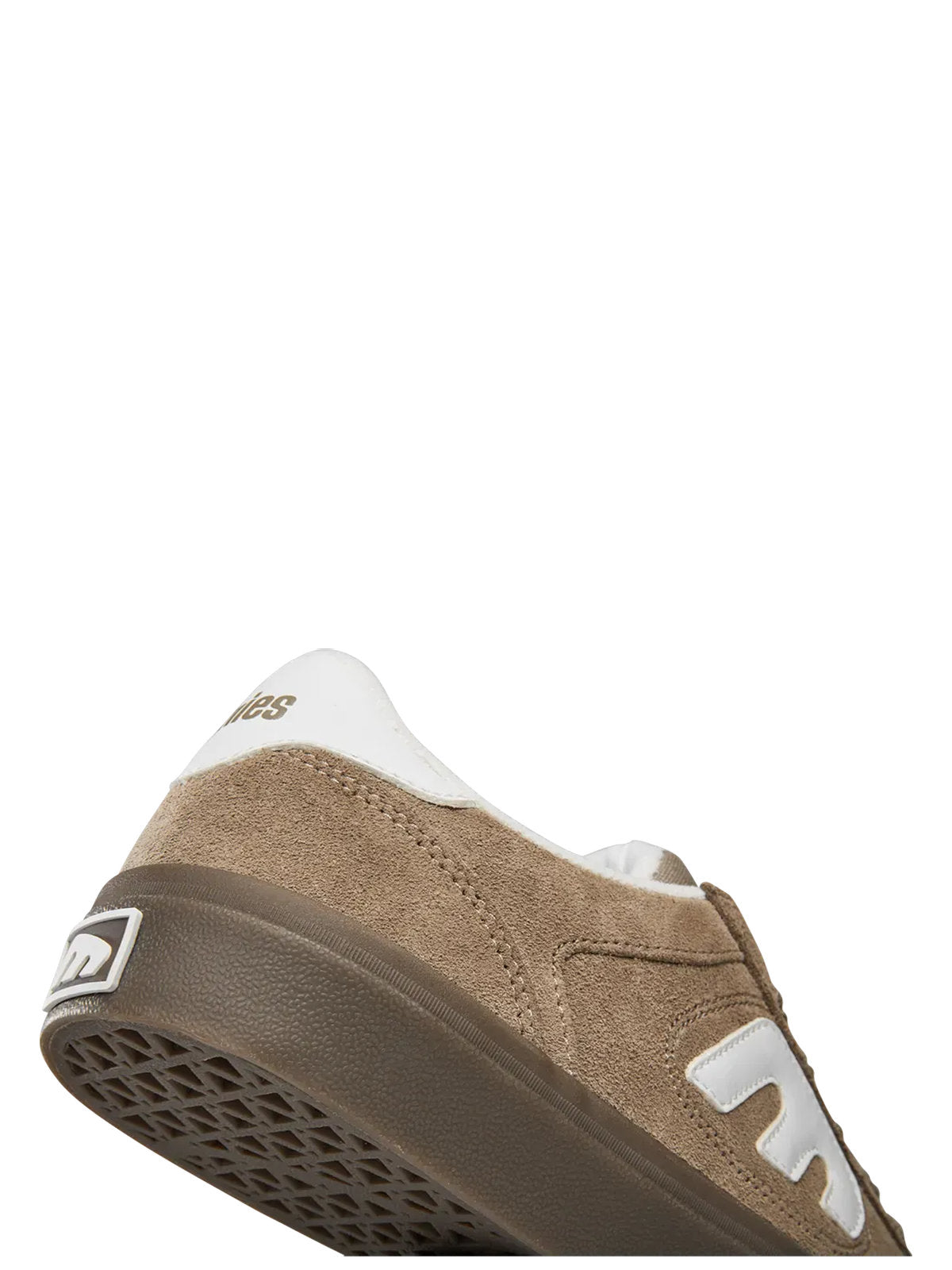 Chaussures de skateboard Etnies Etnies Locut Vulc Warm Grey Warm Grey, vue détail arrière de la chaussure