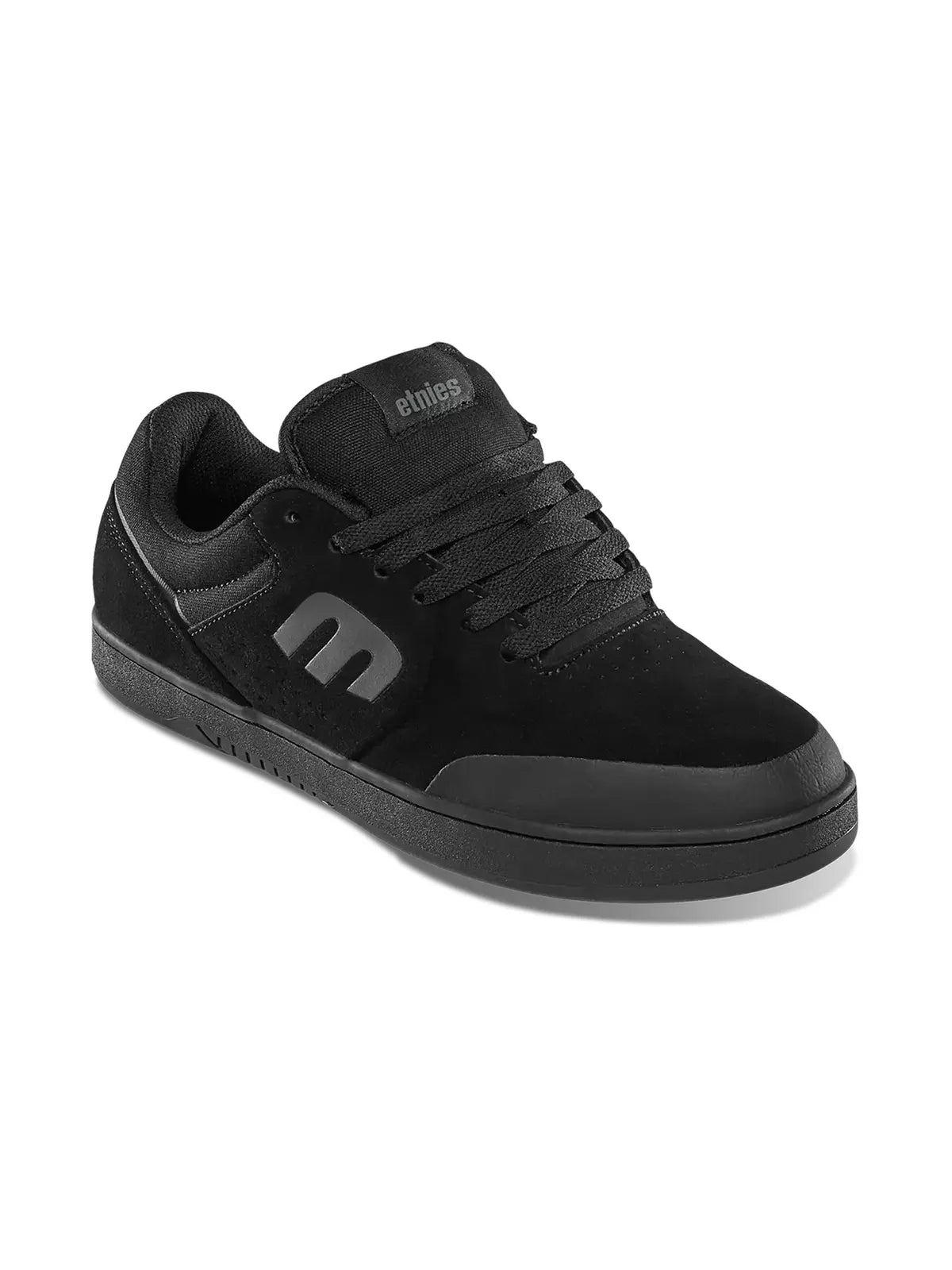 Chaussures de skateboard Etnies Marana Michelin Black Raw, vue de 3/4