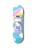 Planches de skate Girl Deck Hello Kitty Rainbow Carroll 8.5 X 32 X 14.43, vue de dessous