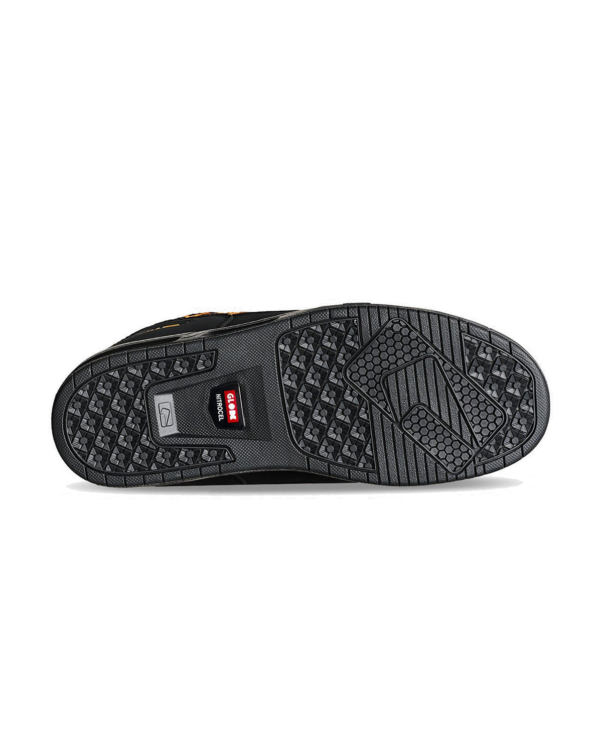 Chaussures de skateboard Globe Ct-4 Leopard, vue du dessous de la semelle extérieur