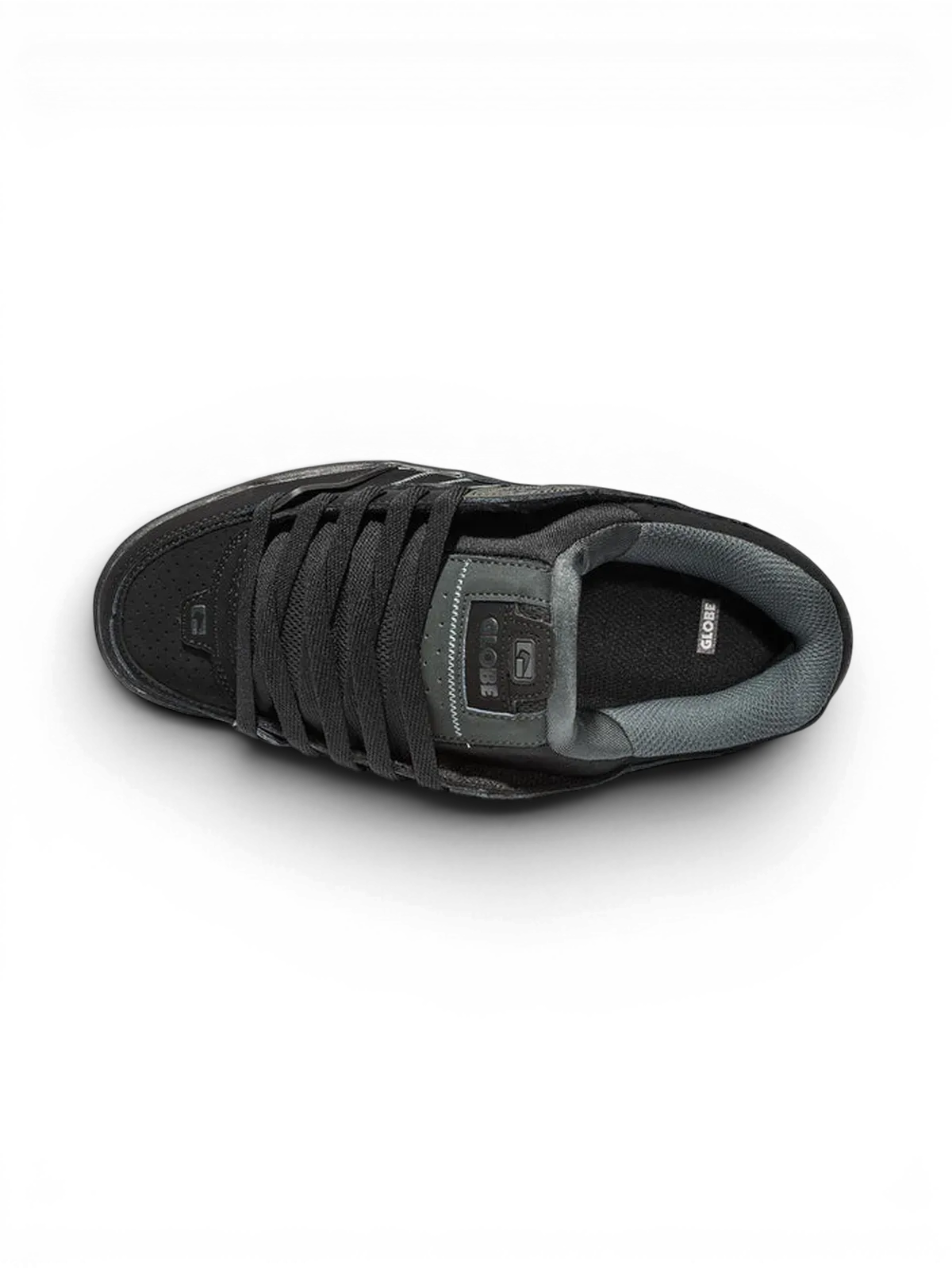 Chaussures de skateboard Globe Fusion Black/Night, vue de dessus