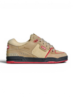 Globe Fusion Khaki/Red - Chaussures de skateboard