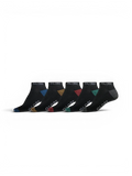 Chaussettes Globe Ingles Ankle Sock 5 Pack Black/Assorted, vue du pack